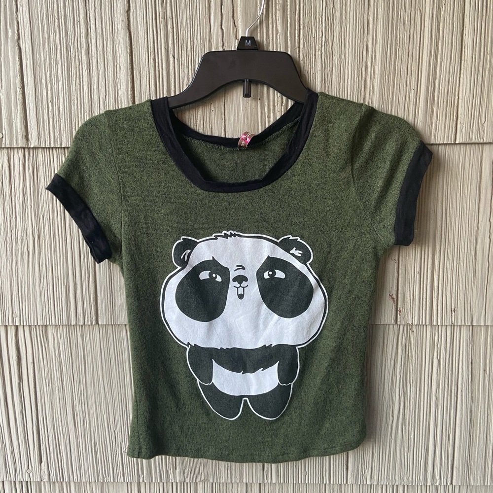Panda Crop Top
